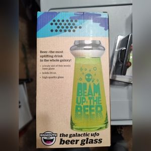 Bigmouth The galactic UFO Glow in the dark beer mug